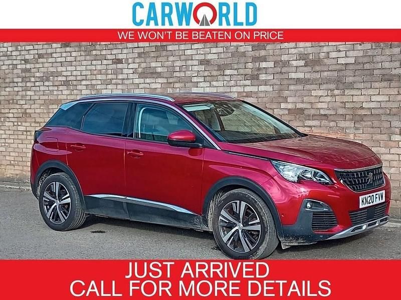 Red Used 2020 Peugeot 3008 Allure SUV | £11,960 (Good price) - Image 1/3