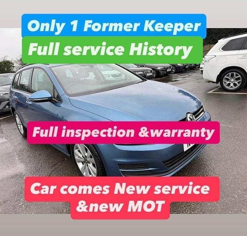 Used VW Golf VII SE 2016 Blue Estate