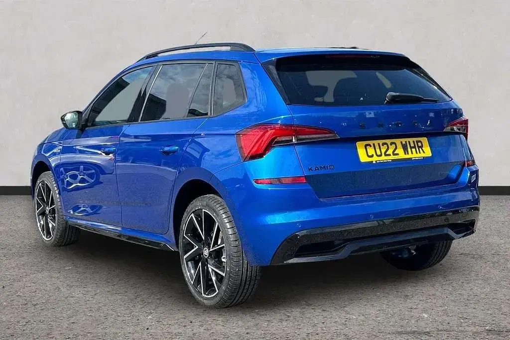 Used Skoda Kamiq Monte Carlo 108 HP (79 kW) 2022 Blue SUV