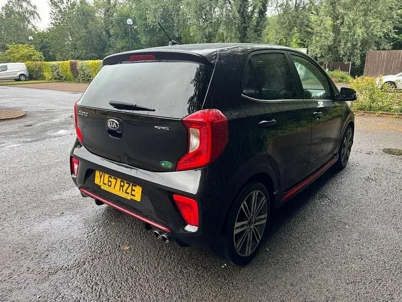 Used Kia Picanto GT-Line 66 HP (48 kW) 2018 Black Hatchback
