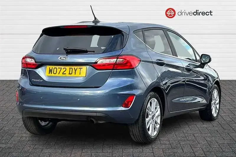 Used Ford Fiesta Titanium 2023 Blue Hatchback