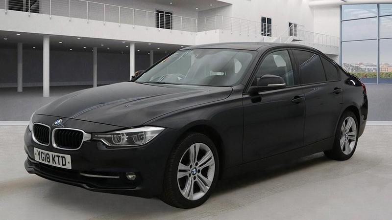 Begagnad BMW 320 Sport Line 2018 Svart Sedan