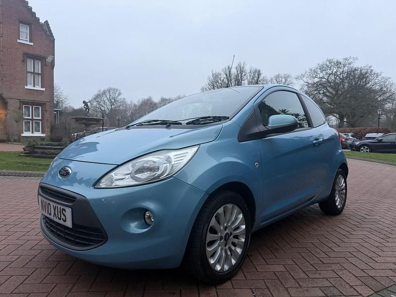 Used Ford Ka Zetec 2010 Blue Hatchback