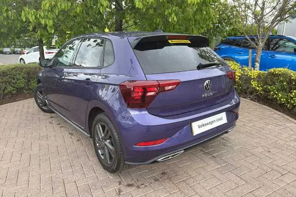 Used VW Polo R-line 95 HP (69 kW) 2023 Purple Hatchback