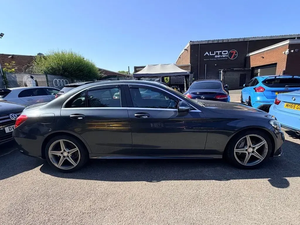 Used Mercedes C200 AMG line 136 HP (100 kW) 2015 Grey Sedan