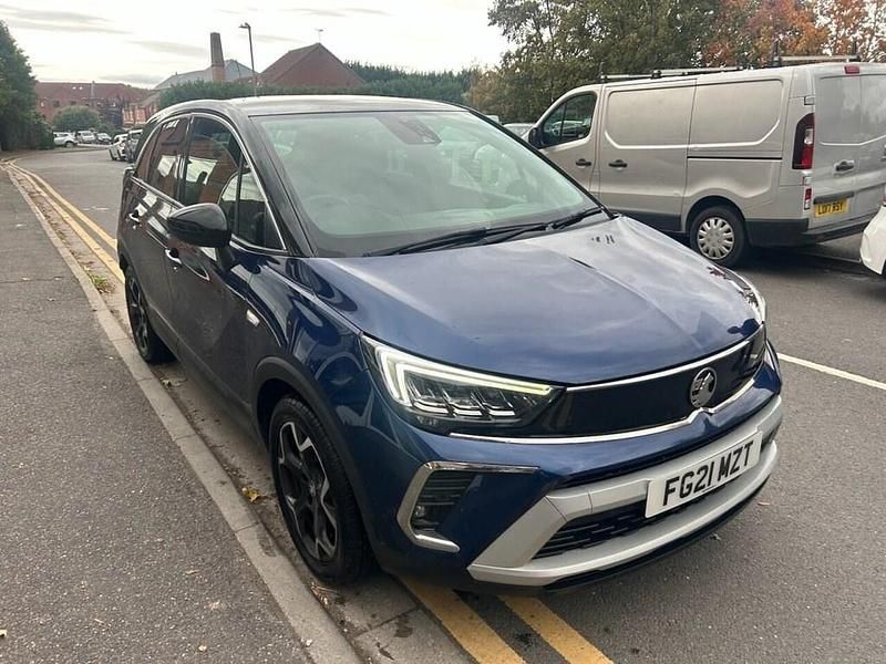 Used Vauxhall Crossland Elite 83 HP (61 kW) 2021 Blue SUV