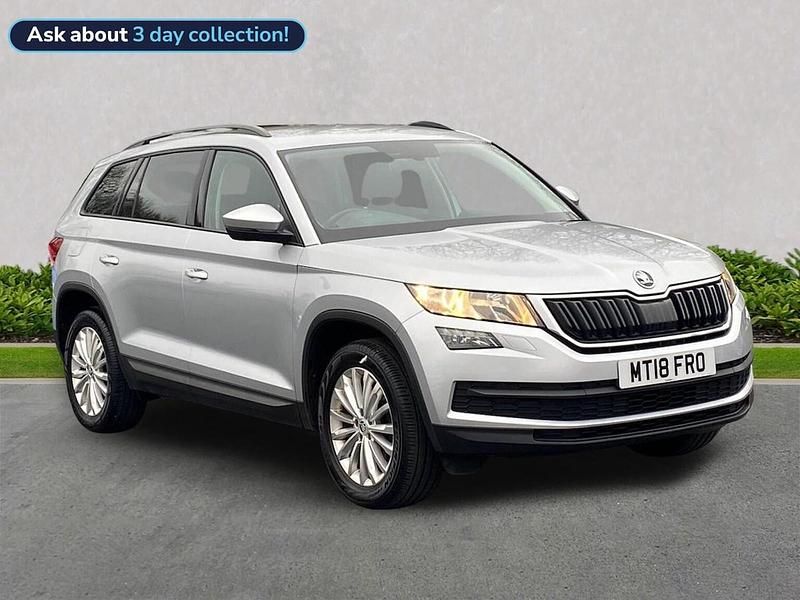 Used Skoda Kodiaq SE 150 HP (110 kW) 2018 Brilliant silver metallic SUV