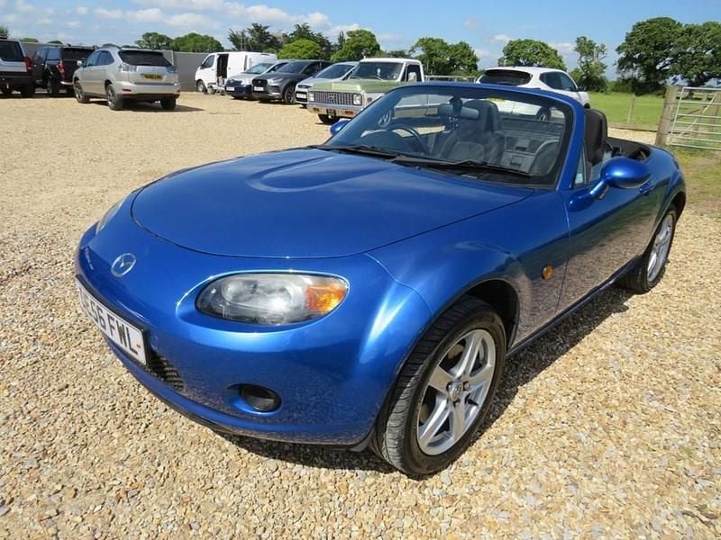 Used Mazda MX5 161 HP (118 kW) 2006 Blue Cabriolet