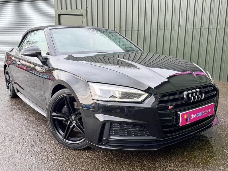 Used Audi A5 Cabriolet S-Line 190 HP (139 kW) 2017 Black Cabriolet