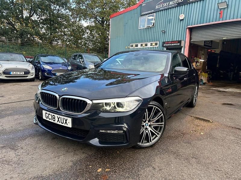 Black Used 2018 BMW 530e M Sport Sedan | £15,480 (Fair price) - Image 1/4