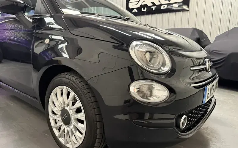 Used Fiat 500C Lounge 86 HP (63 kW) 2019 Black Cabriolet