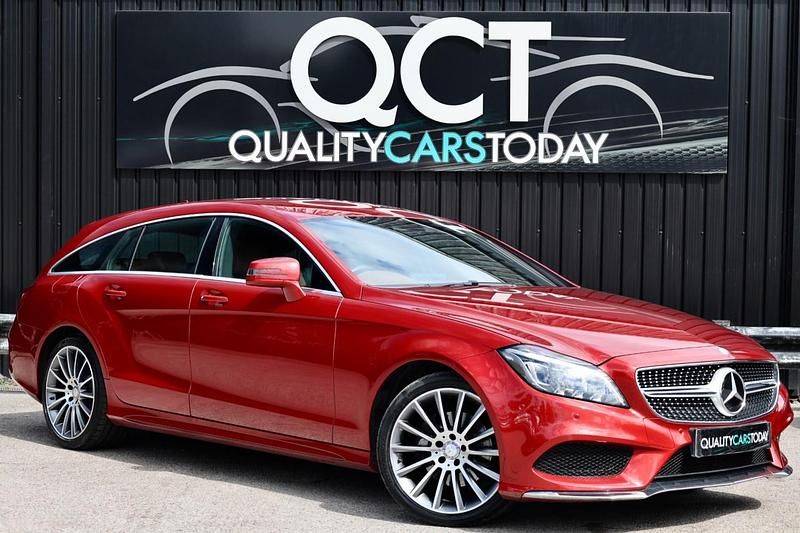 Red Used 2016 Mercedes CLS220 AMG line Estate | £16,495 (A bit pricey) - Image 1/4