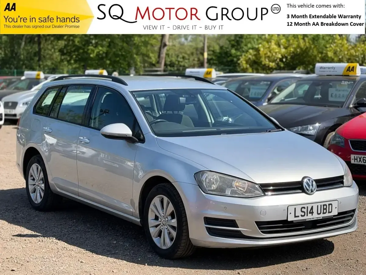 Begagnad VW Golf VII SE 2014 Silver Kombi