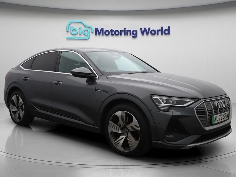 Grey Used 2022 Audi e-tron S-Line SUV | £21,200 (Fair price) - Image 1/4