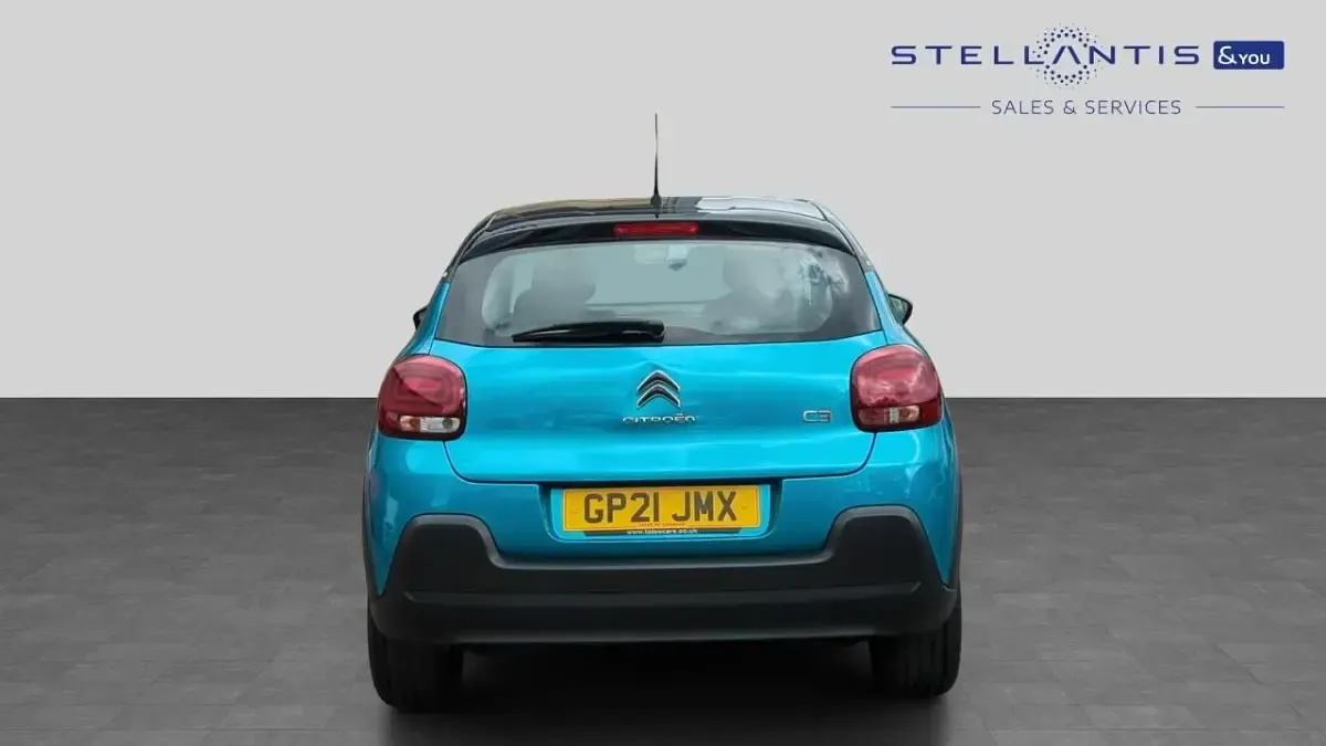 Used Citroën C3 PureTech 82 HP (60 kW) 2021 Blue Hatchback