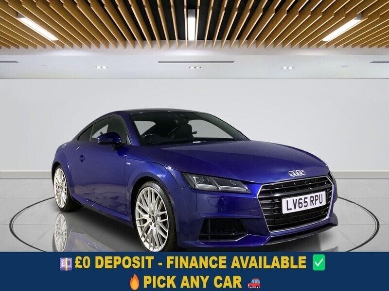 Blue Used 2015 Audi TT S-Line Coupe | £11,899 (Fair price) - Image 1/3