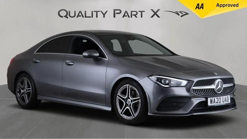 Grey Used 2020 Mercedes CLA180 AMG line Sedan | £17,780 (Super price) - Image 1/4