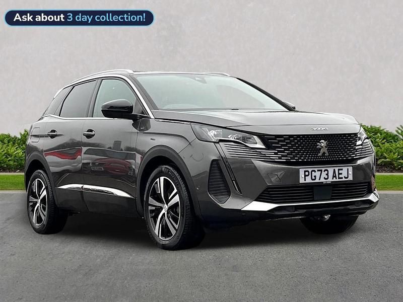 Grey Used 2024 Peugeot 3008 GT SUV | £21,399 (Fair price) - Image 1/3