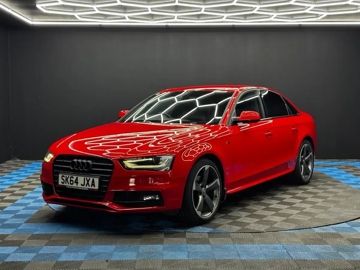 Used Audi A4 Black Edition 2014 Red Sedan