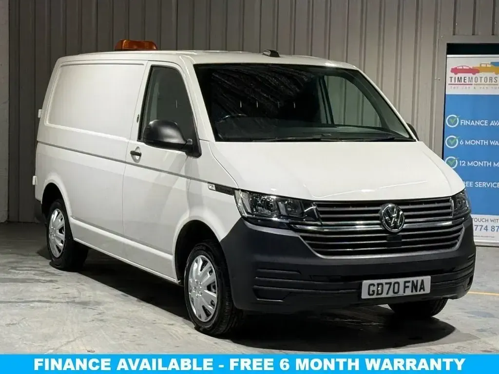 Begagnad VW Transporter Startline 2021 Vit Van