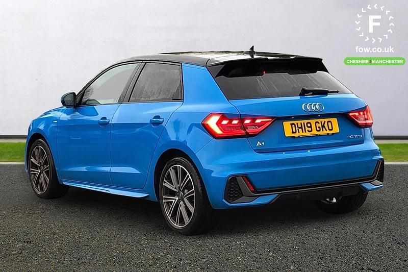 Used Audi A1 Sportback S-Line 2019 Blue Hatchback