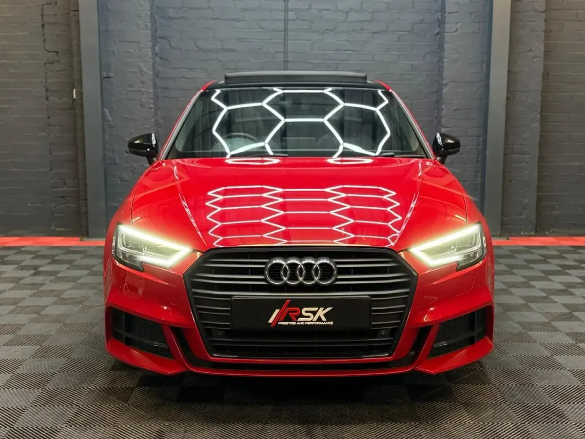 Used Audi A3 Sportback Black Edition 150 HP (110 kW) 2017 Red Hatchback