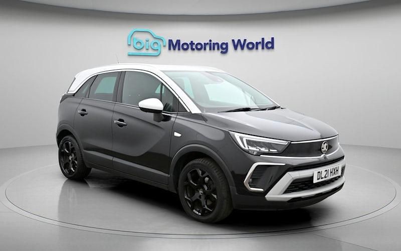 Used Vauxhall Crossland SRi 110 HP (80 kW) 2021 Black SUV