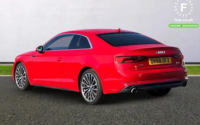 Used Audi A5 Design 252 HP (185 kW) 2018 Red Coupe