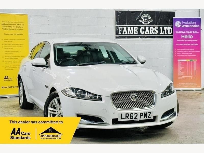 White Used 2012 Jaguar XF Luxury Sedan | £3,800 (Fair price) - Image 1/4