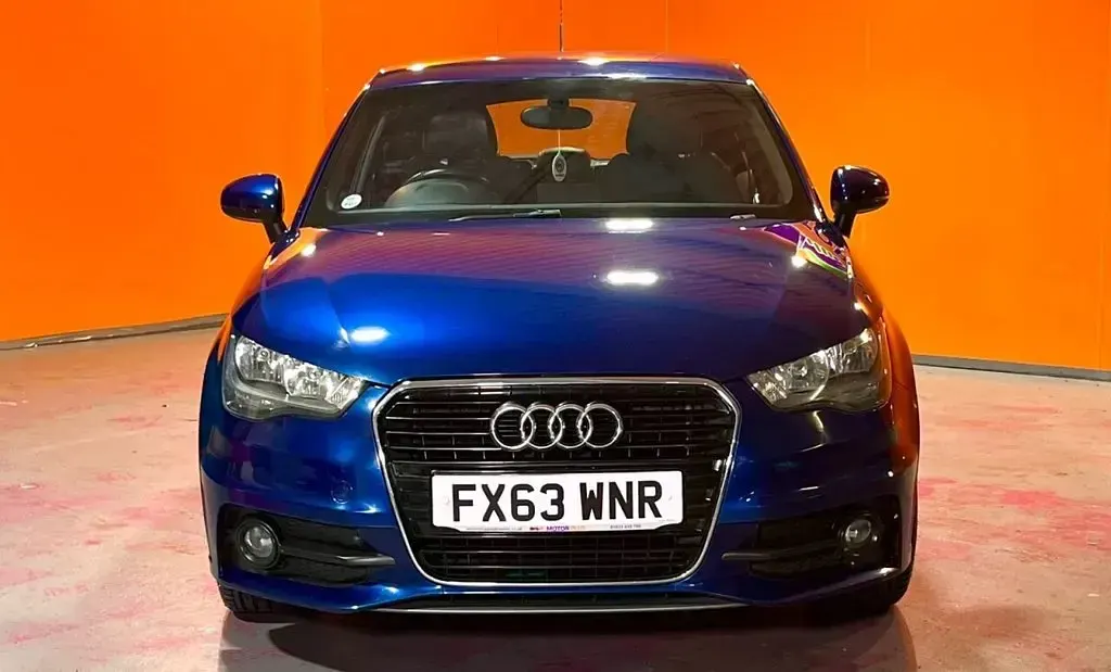 Used Audi A1 Sportback S-Line 105 HP (77 kW) 2013 Blue Hatchback