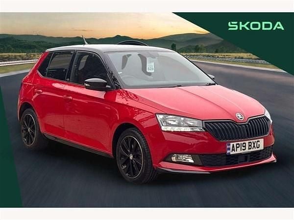 Corrida red Used 2019 Skoda Fabia Monte Carlo Hatchback | £11,100 (Fair price) - Image 1/4
