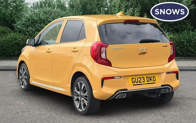 Used Kia Picanto GT-Line 101 HP (74 kW) 2022 Yellow Hatchback