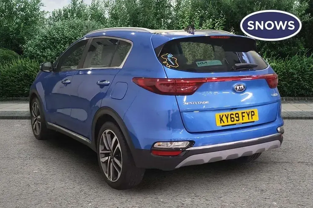Used Kia Sportage 136 HP (100 kW) 2019 Blue SUV