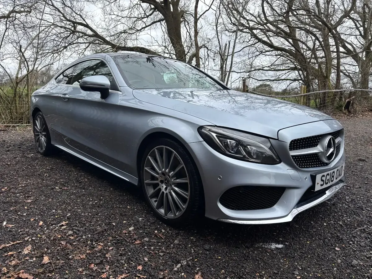 Used Mercedes C300 AMG Line Premium 2018 Silver Coupe