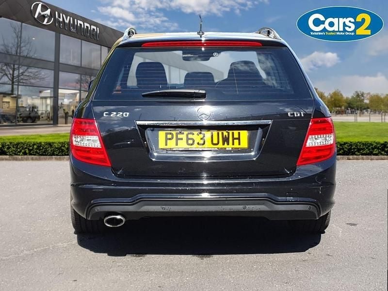 Begagnad Mercedes C220 AMG 2014 Svart Kombi