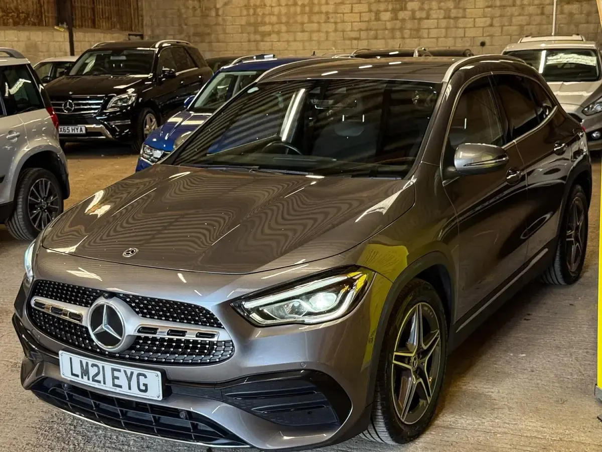 Used Mercedes GLA200 AMG Line Premium 150 HP (110 kW) 2021 Grey SUV