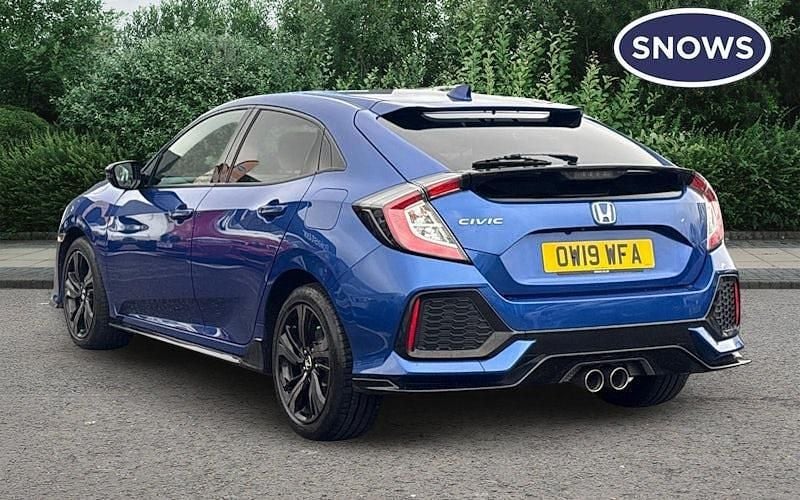 Used Honda Civic Sport Plus 182 HP (133 kW) 2019 Blue Hatchback