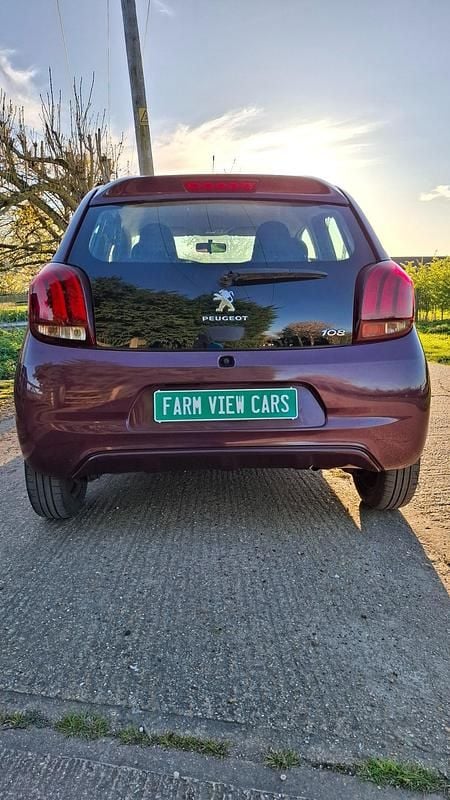 Used Peugeot 108 Active 68 HP (50 kW) 2015 Purple Hatchback