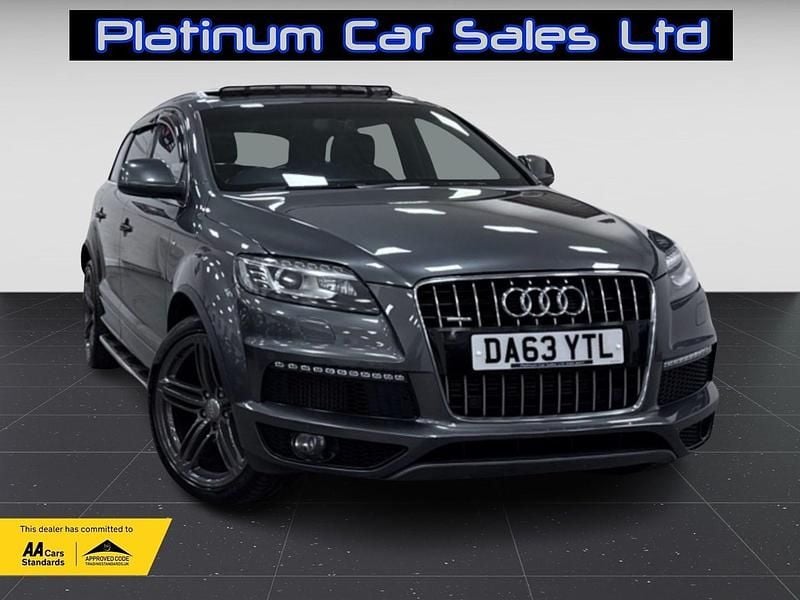 Grey Used 2014 Audi Q7 S-line plus SUV | £12,995 (Fair price) - Image 1/4