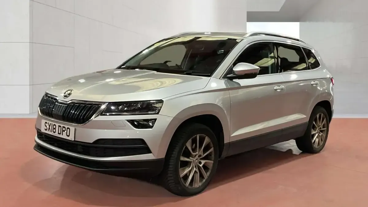 Used Skoda Karoq SE L 116 HP (85 kW) 2018 Silver SUV