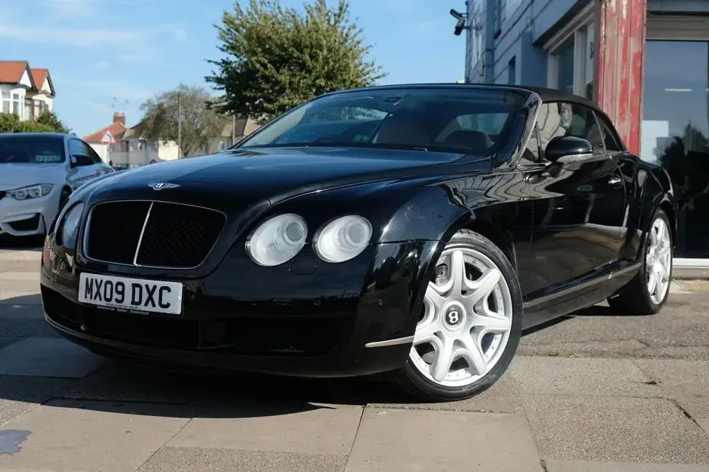 Used Bentley Continental GT Convertible 550 HP (404 kW) 2009 Black Cabriolet