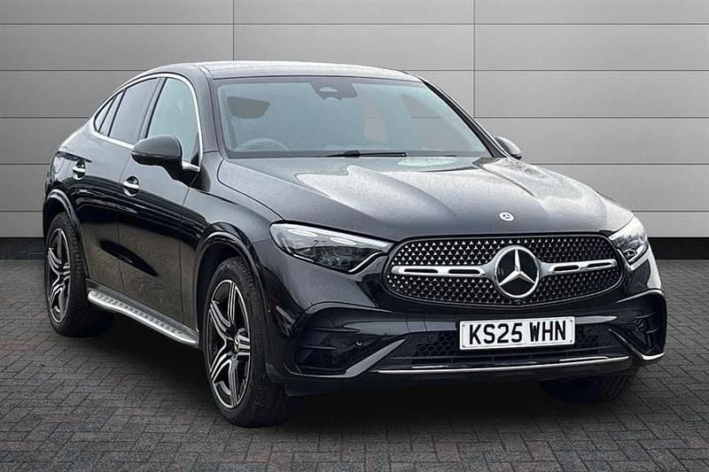 Used Mercedes GLC300 AMG Line Premium 269 HP (197 kW) 2025 Obsidian black Coupe
