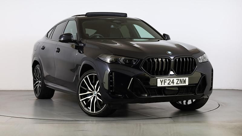 Black Used 2024 BMW X6 M Sport SUV | £60,750 (Fair price) - Image 1/4