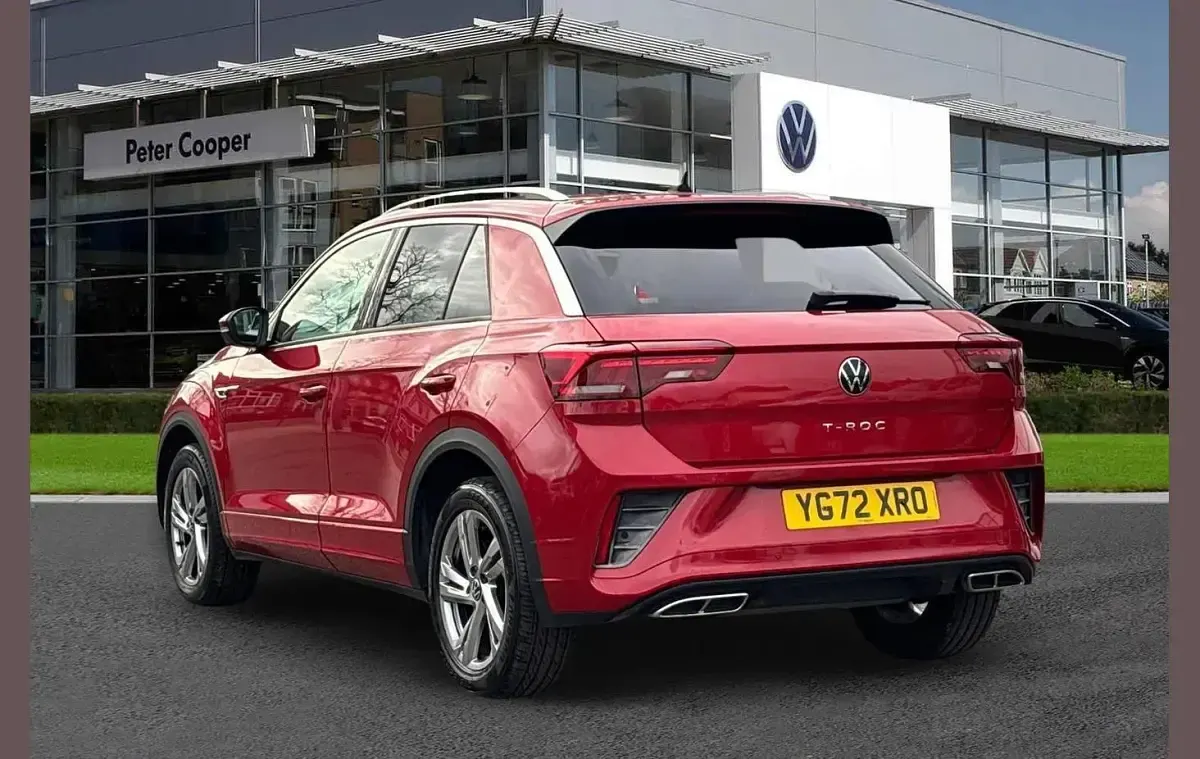 Usado VW T-Roc R-line 150 HP (110 kW) 2022 Vermelho SUV