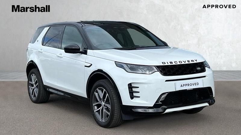 Solid fuji white Used 2024 Land Rover Discovery Sport SE Dynamic SUV | £39,085 (Expensive) - Image 1/4