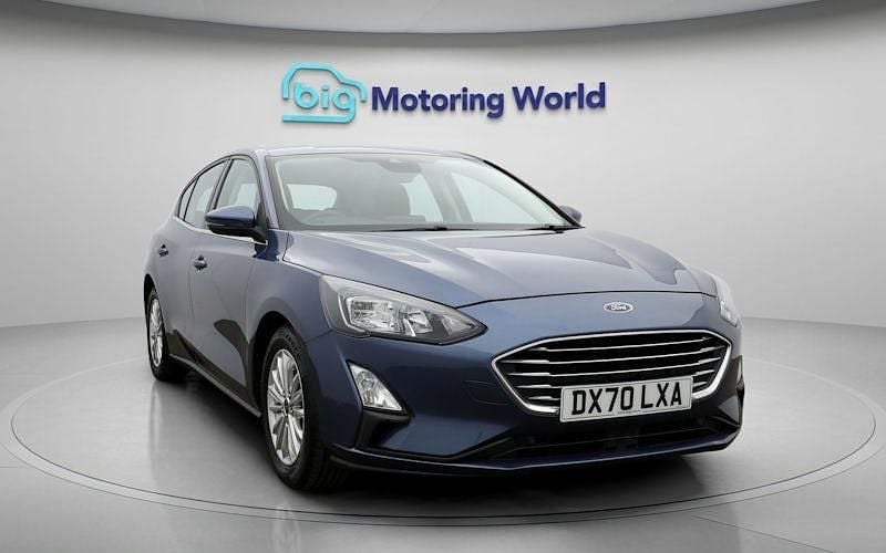 Used Ford Focus Titanium 125 HP (91 kW) 2020 Blue Hatchback