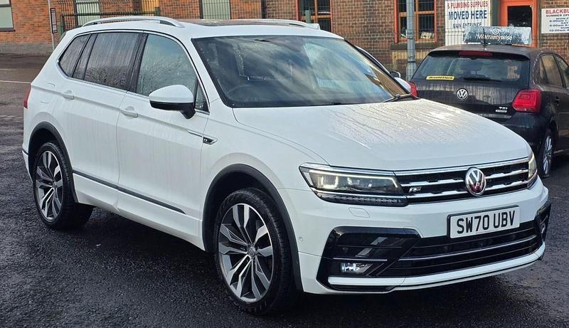 White Used 2020 VW Tiguan Allspace R-line SUV | £22,999 (Fair price) - Image 1/4