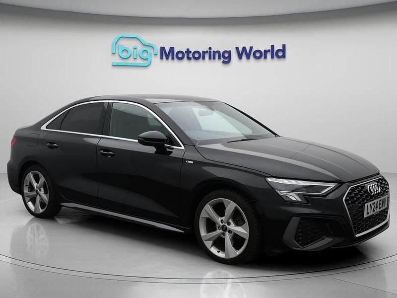 Black Used 2024 Audi A3 S-Line Sedan | £23,500 (Fair price) - Image 1/4