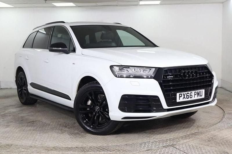 Used Audi Q7 S-Line 218 HP (160 kW) 2016 White SUV