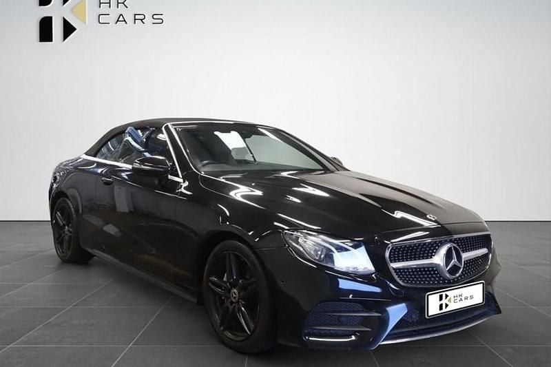 Used Mercedes E220 AMG line 2020 Black Cabriolet